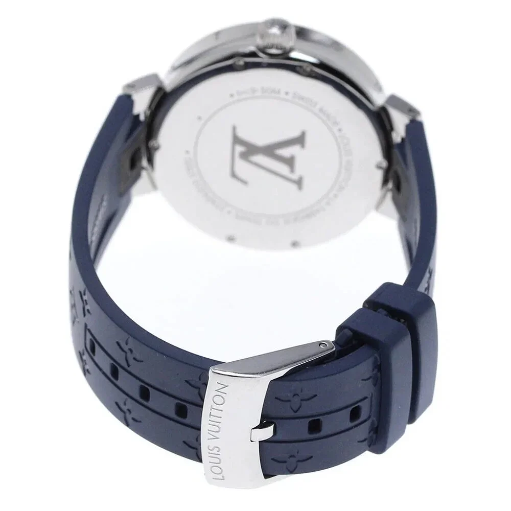 LOUIS VUITTON Tambour Moon Dual Time QA104 Quartz Ladies Watch_829953